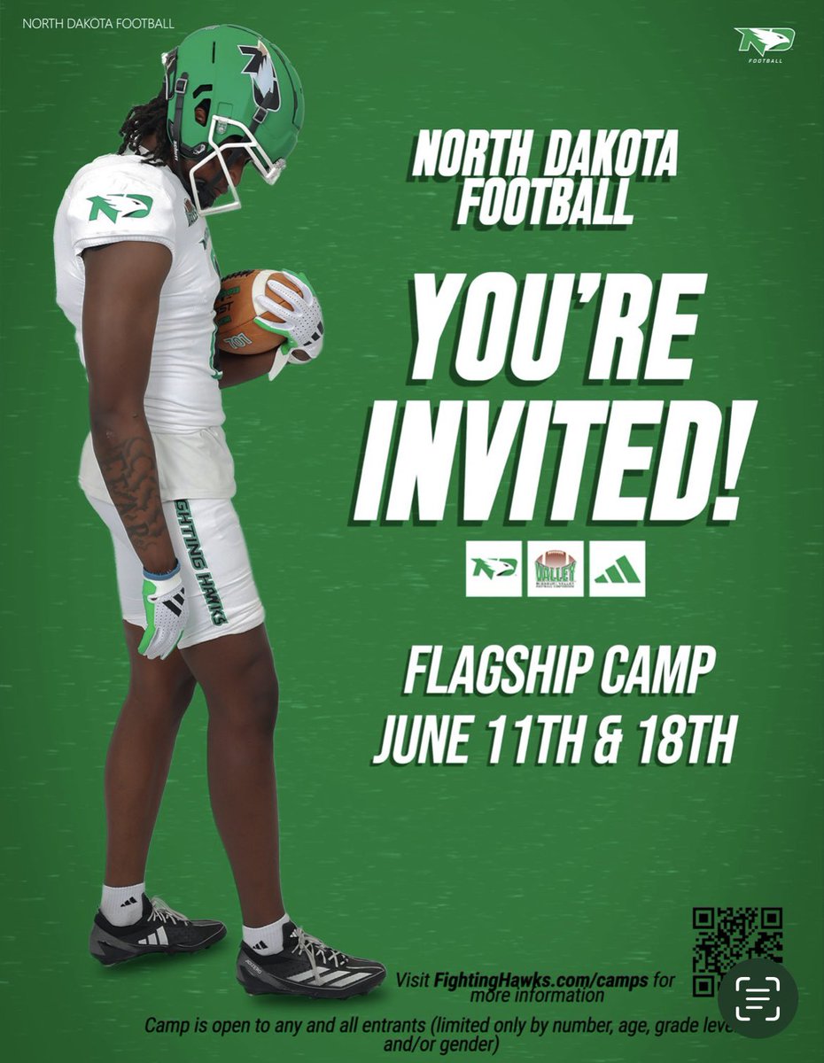 LandonLensch's tweet photo. Thank you @CoachRobWeber and @TrevorOlson62 for the camp invite. Exited for the opportunity! https://t.co/GqAKbv9KPE
