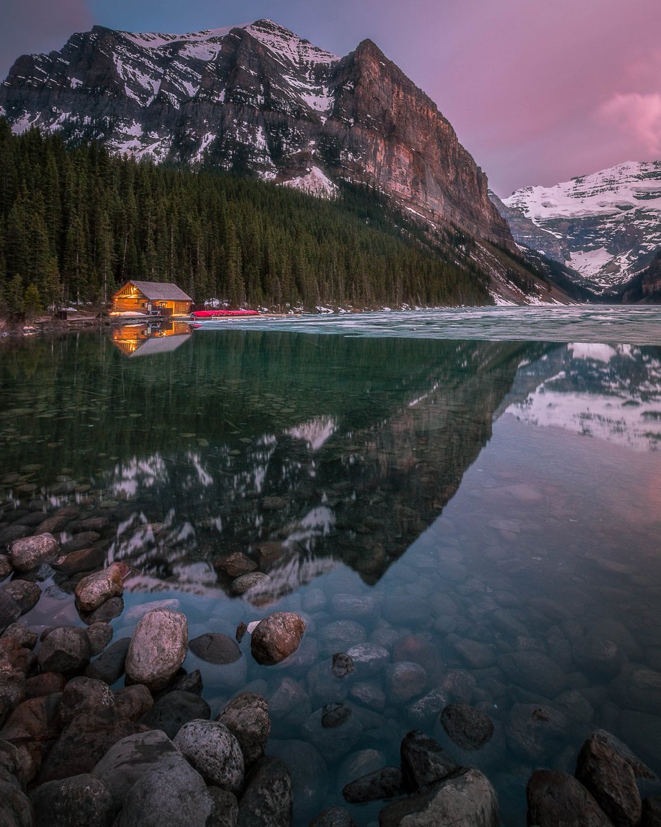 danschyk's tweet photo. It won't be long until Lake Louise looks like this... https://t.co/9jaw8zZnvt