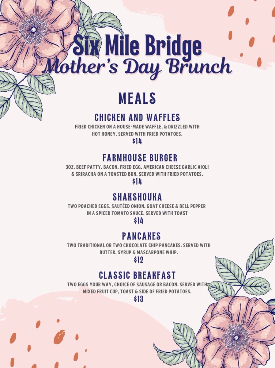 SMBbeer's tweet photo. Plan some special time with your Momma for Mother’s Day! 💕🌷
.
.
Call the brewery at 314-942-2211 or email AJ@sixmilebridgebrewery.com to schedule your reservation! 💗🥂

#mothersday #stl #brunch #marylandheights https://t.co/91ORYFs3uy