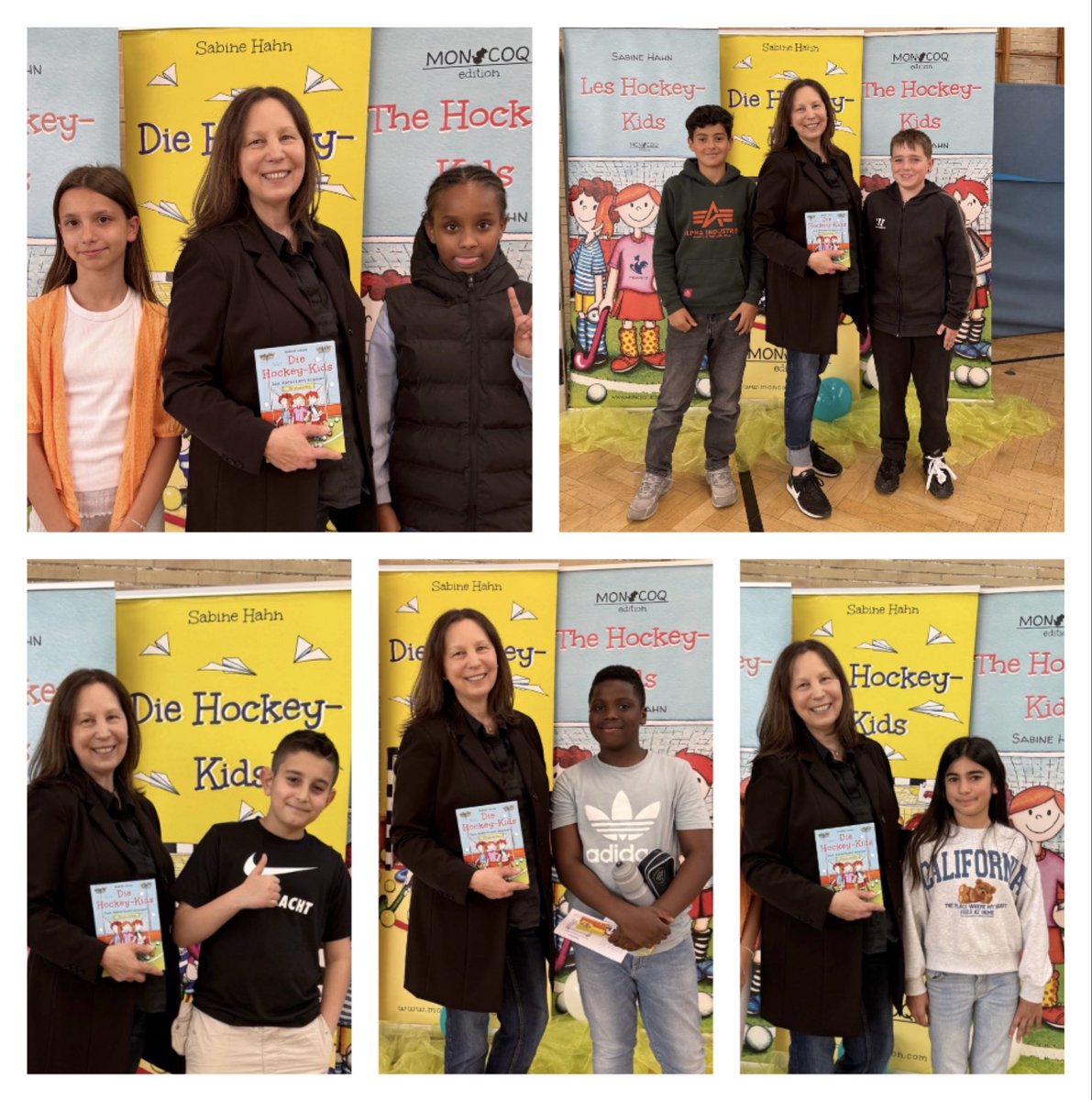 SabineHahnBooks's tweet photo. 60 Fünftklässler der Brüder-Grimm-Schule Frankfurt durften sich am Montag über eine Autorenlesung mit den Hockey-Kids freuen.
Bereits zum 5. Mal durfte ich übrigens diese Schule besuchen!
Herzlichen Dank!☺️
#autorenlesung #hockeykids #leseförderung #sportförderung #hockeykids https://t.co/Ww8wJm3LDU