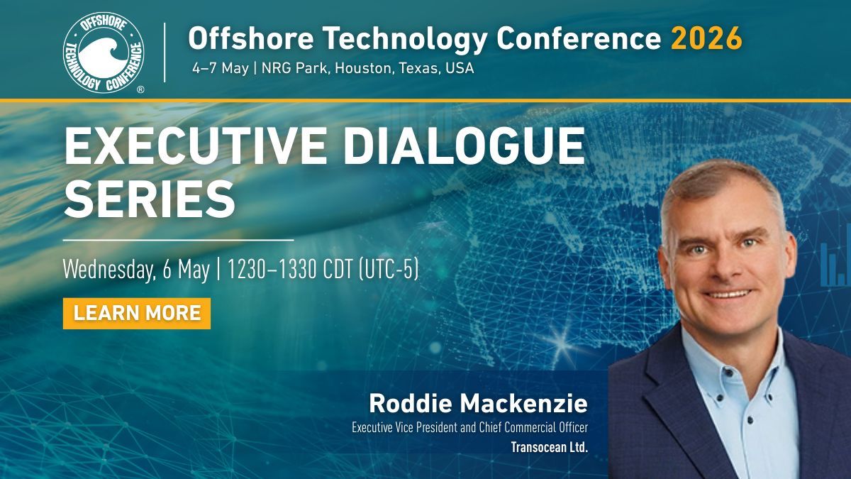OTCevents's tweet image. Where is the drilling market heading?

Roddie Mackenzie (Transocean) with a senior commercial perspective at OTC 2026.

6 May | Houston

go.otcnet.org/ExecutiveDialo…

#OTC2026 #OffshoreEnergy #Drilling