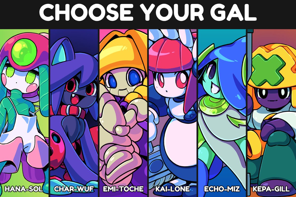 Twinkle_Soft's tweet image. What's your favorite GAL?
#indiegame #gamedev #robogal