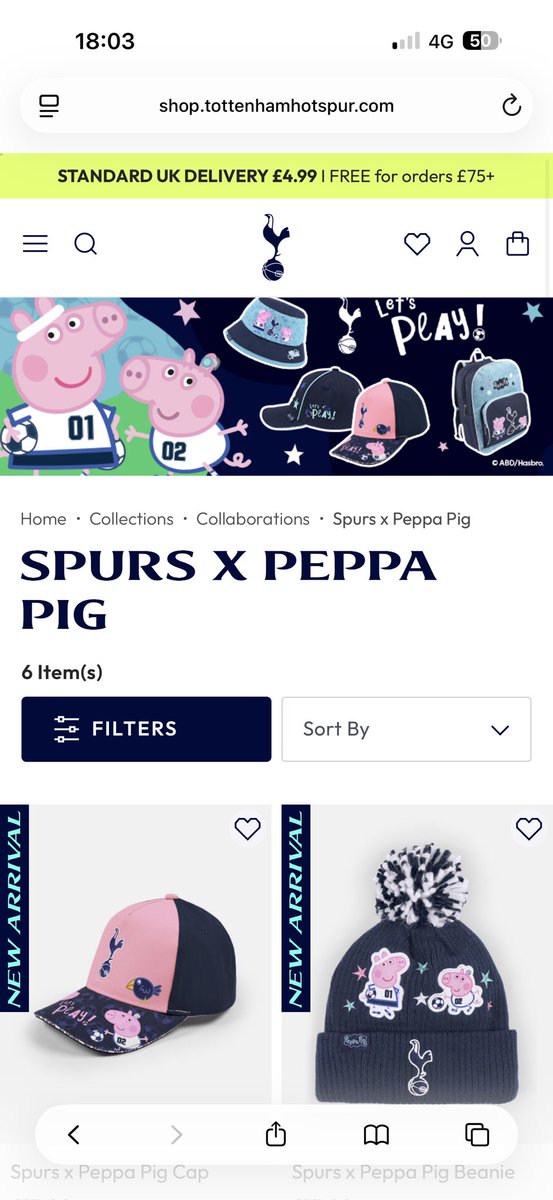 chipshi11's tweet photo. So @SpursOfficial are in a relegation crisis, and need more than ever to galvanise the fan base. So what do they do? Announce a deal with @peppapig ?!! 😭 
You can’t tell me they’re not a social experiment 🙈 https://t.co/0NV2DcaMIj
