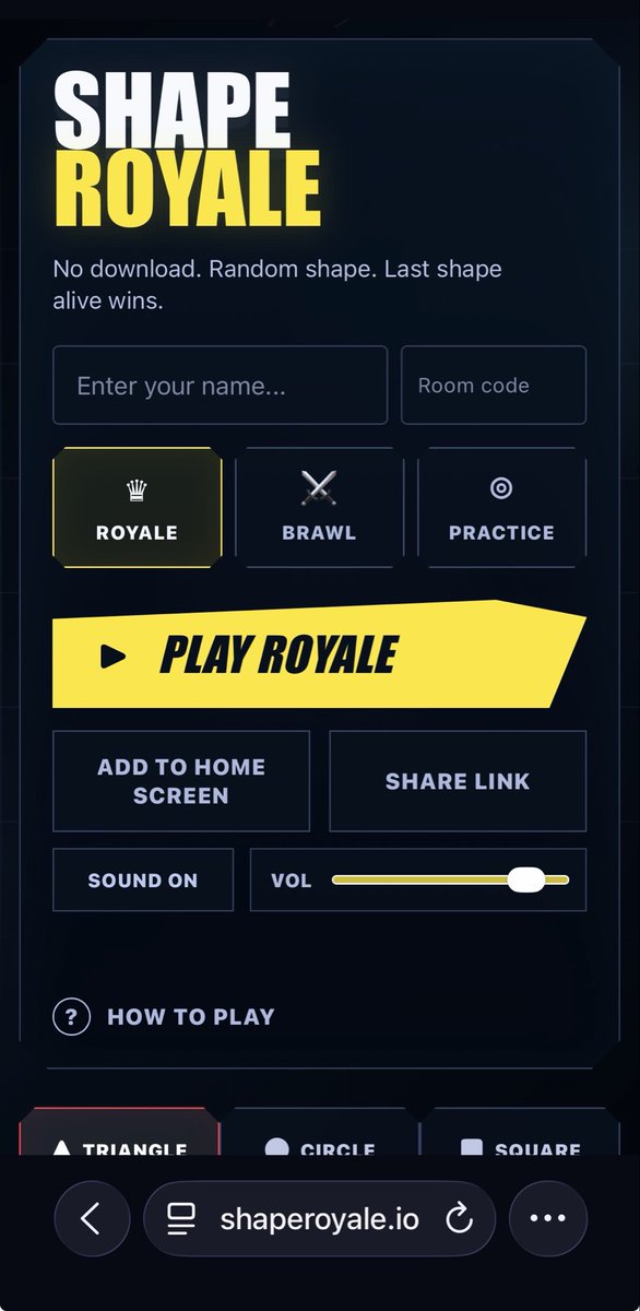 ShapeRoyale's tweet image. New Home Screen Design! Check it out and play a match to be on the top leaderboard. 

shaperoyale.io

#shaperoyale #gaming #web #GameDaily #DiaDelNiño