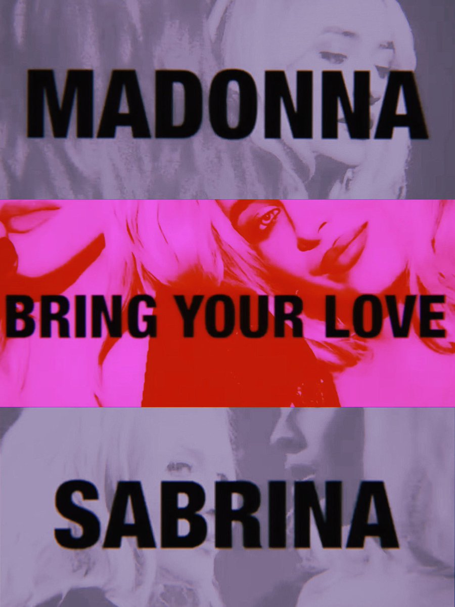 THE LYRICS. THE BEAT. THE VOCALS. THE VISUALIZER. SABRINA CARPENTER. MADONNA. COLLAB OF THE YEAR, AND THE CENTURY.