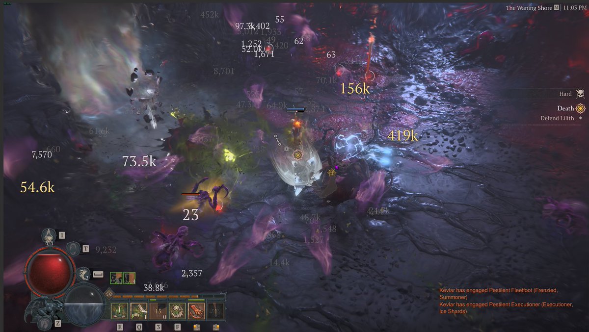Yesterday, 27k, today 419k. Poison Spiritborn is coming alive! Still in the campaign too 😅
<a href="/Diablo/">Diablo</a>
Can you tell my work I am ill tomorrow please so I can play some more!
#DiabloIV #spiritborn