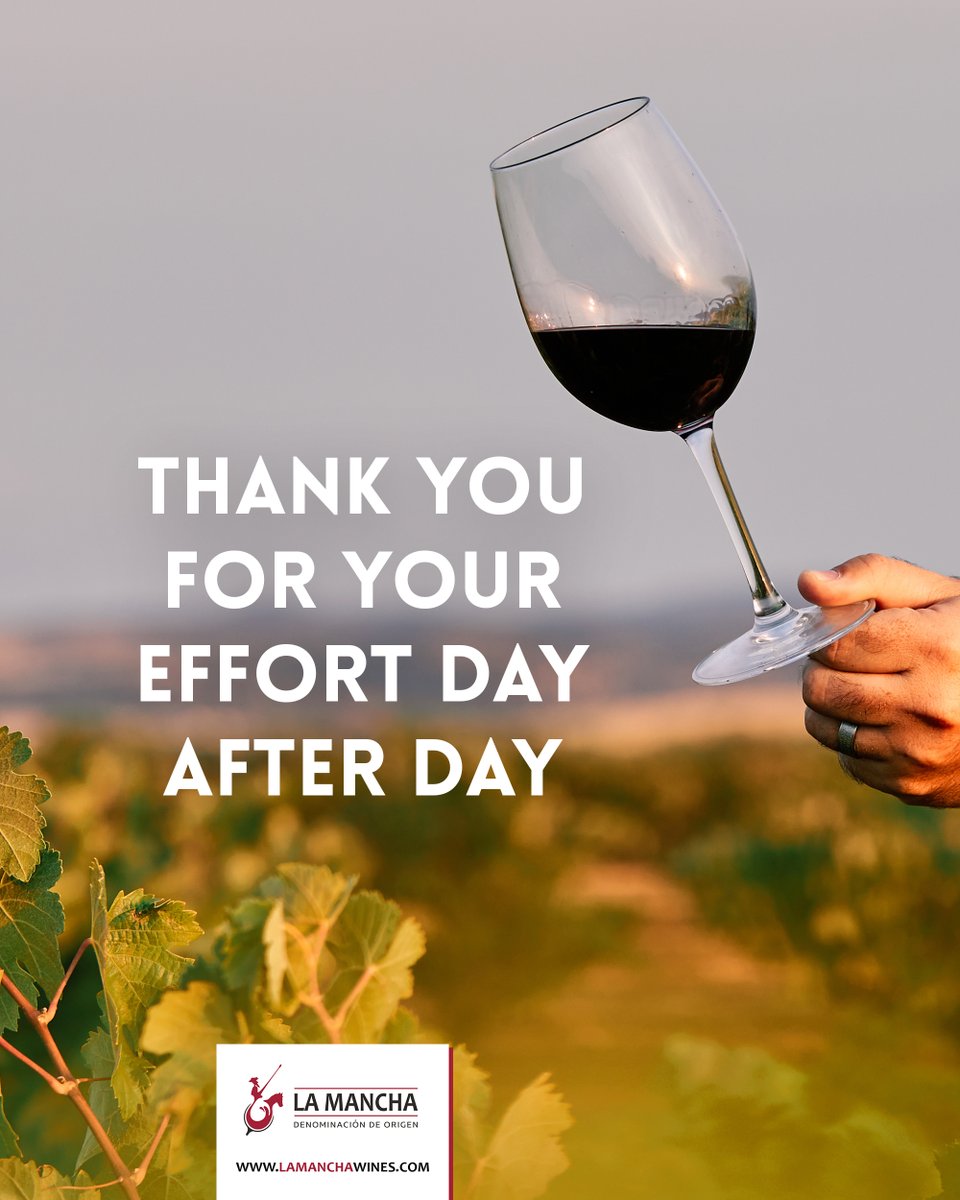 LaMancha_Wines's tweet image. Today, we raise our glass to those behind every wine glass🍷
Happy International Workers' Day!

#DOLaMancha #Wine #LaMancha #Wines #Spain #WinesFromSpain #WorkersDay

Drink responsibly.Alcohol abuse is dangerous to your health
Content exclusively for people of legal age. Do n...