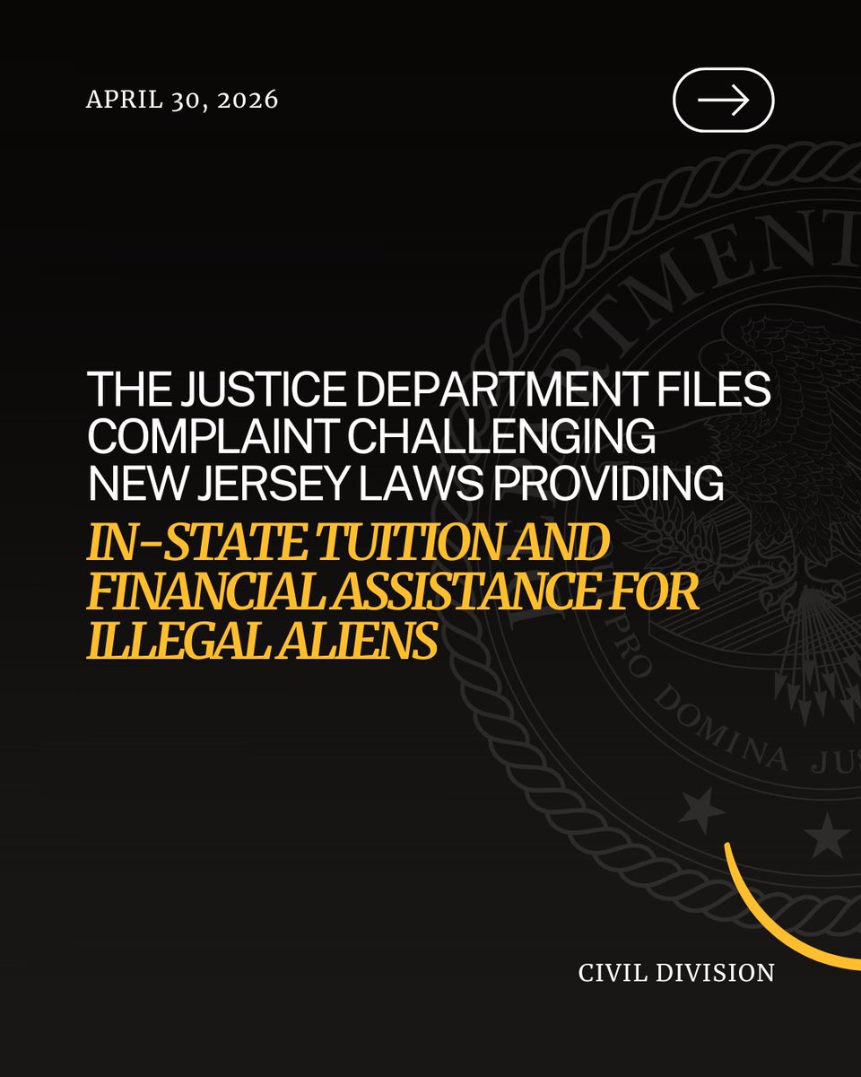 U.S. Department of Justice tweet media