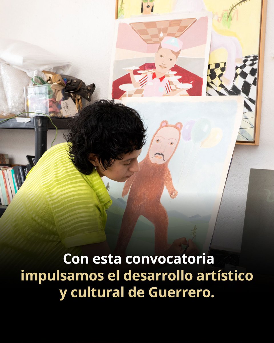 SecuGro's tweet photo. ¡Últimos días!
El Programa de Estímulo a la Creación y Desarrollo Artístico #PECDA Guerrero 2026 abre su convocatoria con 25 estímulos económicos en distintas categorías.
Bases:
https://t.co/BWISB8bJJJ
Cierra: 7 de mayo para participar.
#TransformandoLaCultura https://t.co/MjxNwLbtkf