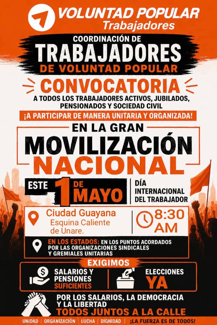 Voluntad Popular Caroní (Puerto Ordaz y San Félix) tweet media