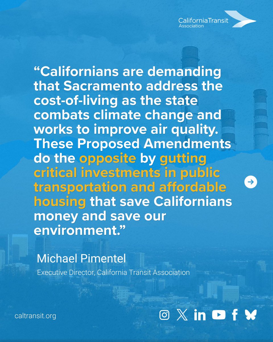 California Transit Association tweet media