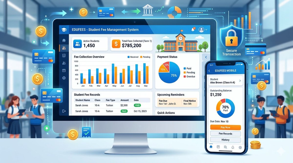 SchezyEdtech's tweet image. Still managing fees manually?

Switch to digital for faster payments, fewer errors, and better cash flow.

Read more: rfr.bz/ta94544

#EdTech #FeeManagement #DigitalPayments #Schools #Automation