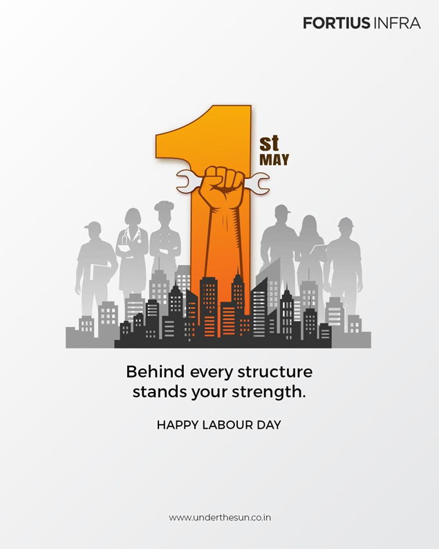 FortiusInfra's tweet photo. Your hard work lays the pillars of progress. Happy Labour Day.

#FortiusInfra #LabourDay #MayDay #WorkersDay #SaluteToWorkers #RespectLabour #WorkforceHeroes #LabourDay2026 #May1st #DignityOfLabour https://t.co/VkQ5zXwmEh