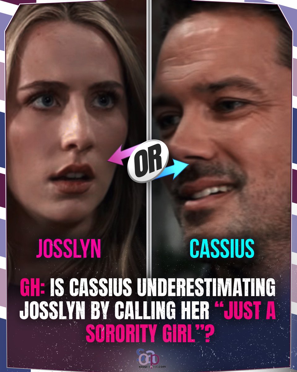 soapcentral's tweet image. Drop your opinions below! ⬇️🗯
#GeneralHospital #GH