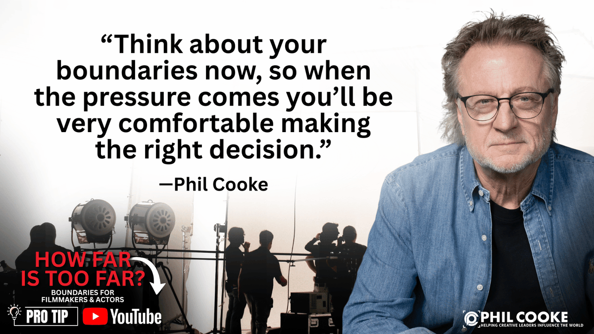 PhilCooke's tweet image. Pressured to cross the line? Here's why you need to set boundaries before you arrive on set. youtu.be/isNmw-rZyYE
#setlife #careeradvice #boundaries