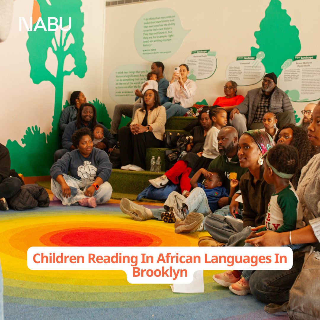 readwithnabu's tweet photo. We loved the Stories in Living Languages session at Brooklyn Children’s Museum. Families shared stories in African languages, creating space for them to be celebrated. We are proud to bring NABU’s books so families keep reading.
https://t.co/F7lRmaNdwI

#ReadToRise #ReadWithNABU https://t.co/1kHUGvwJ76