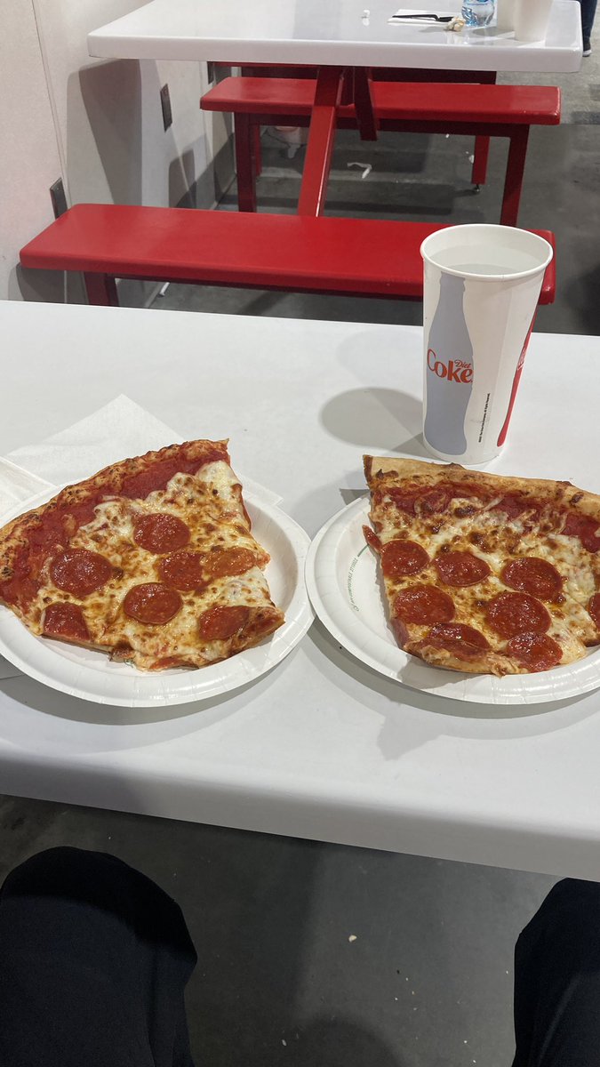 Rattlezziper's tweet image. Pregaming the PinkPantheress concert with some Costco #eats .