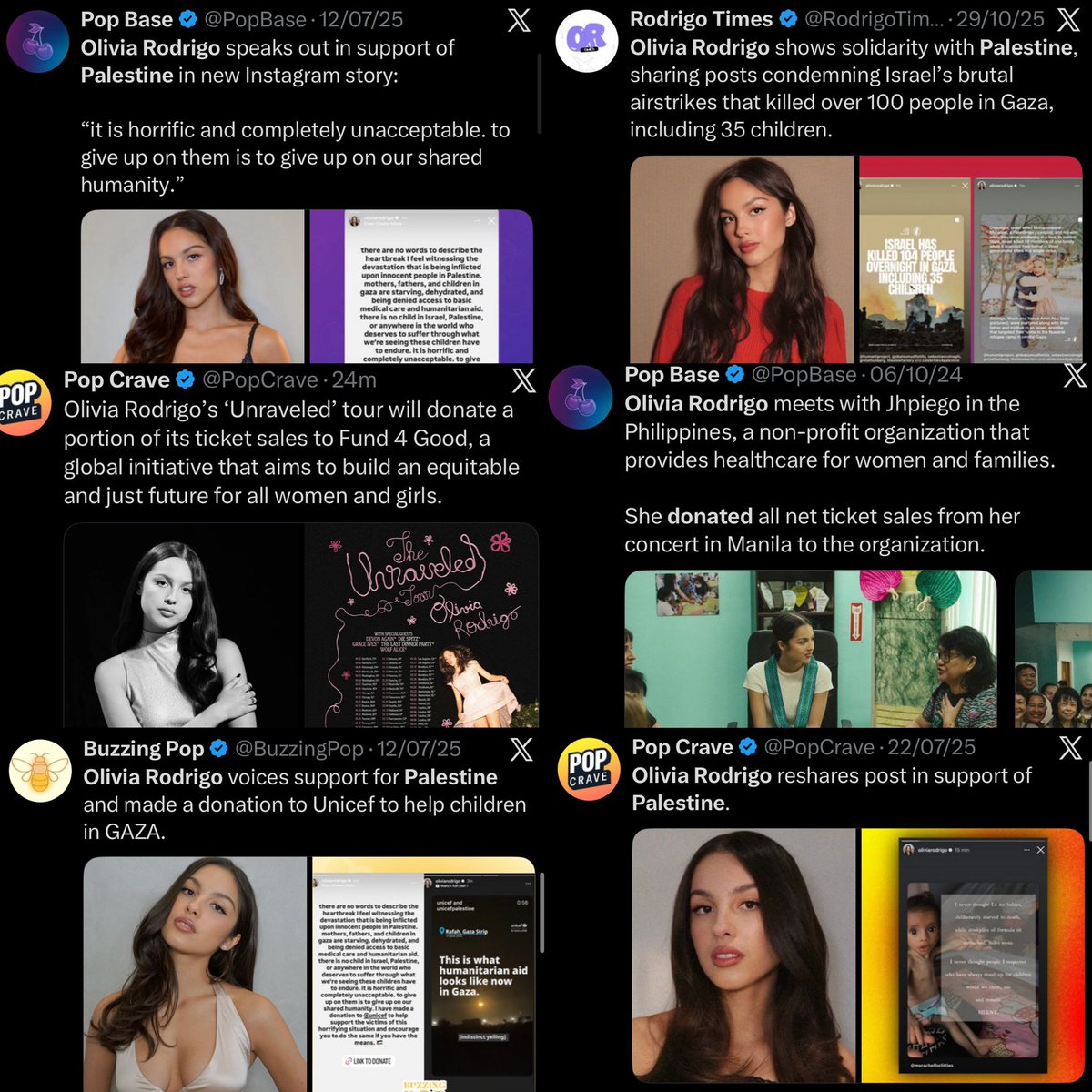 olivia rodrigo archive tweet media