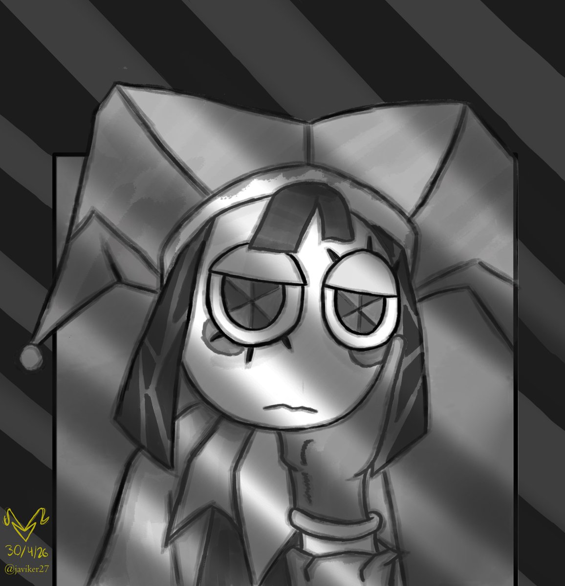 javiker27's tweet photo. Noir Pomni😾
#pomni #tadc #TheAmazingDigitalCircus https://t.co/YIHLjYvp4D