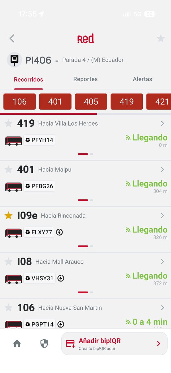 valeprofeonline's tweet photo. @Red_Movilidad Como uds. dicen que mentimos. Bus I09e pasó EN TRÁNSITO. Cuando según la app andaba en recorrido. https://t.co/sP1IYmxofN