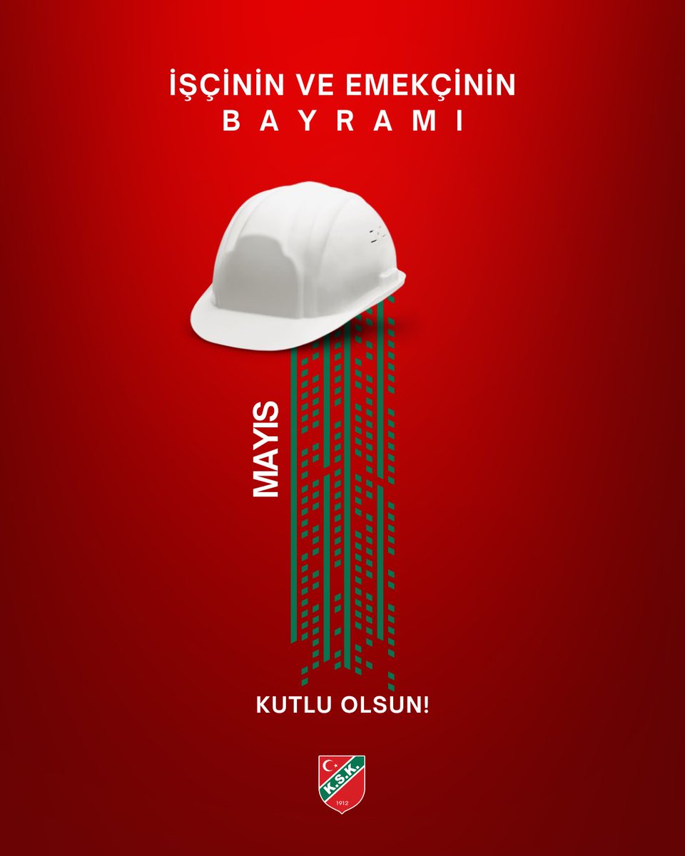 KarsiyakaSK's tweet photo. Tüm işçilerin ve emekçilerin 1 Mayıs İşçi Bayramı kutlu olsun. https://t.co/iVOVAWmLBF