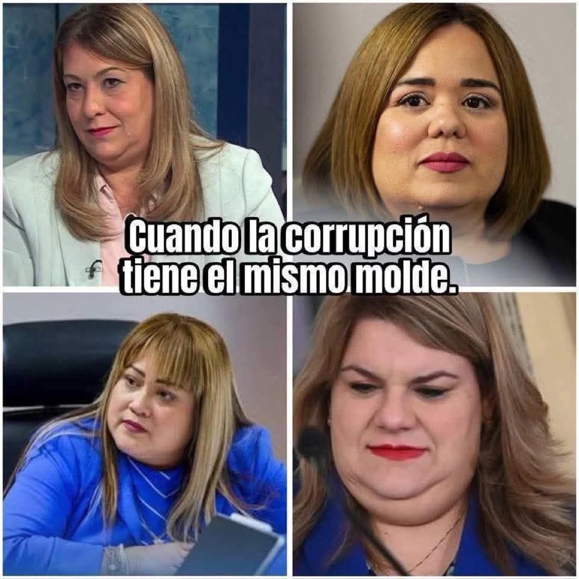 MMariposa31's tweet photo. Estás doñitas se parecen tanto físicamente y en actitudes. Son penepos al servicio del chanchulleo gubernamental. Después se pasan criticando q JDalmau es comunista/socialista y q Pablito Nerd populete es un mongo. #puertorico #corrupt #politics #Pakistán https://t.co/vA4rPRr83V