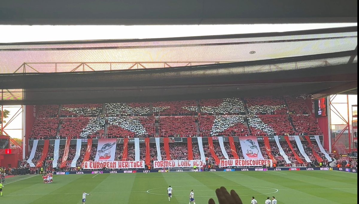 GaryMarriott007's tweet image. Another European night under the lights at the City Ground. Very competitive from both sides. Even game and nice to see the referee consistent for both sides and let the game flow. Only halftime but rather go to Villa Park with a slender lead. COYR’s. #NFFC #AVFC #believe
