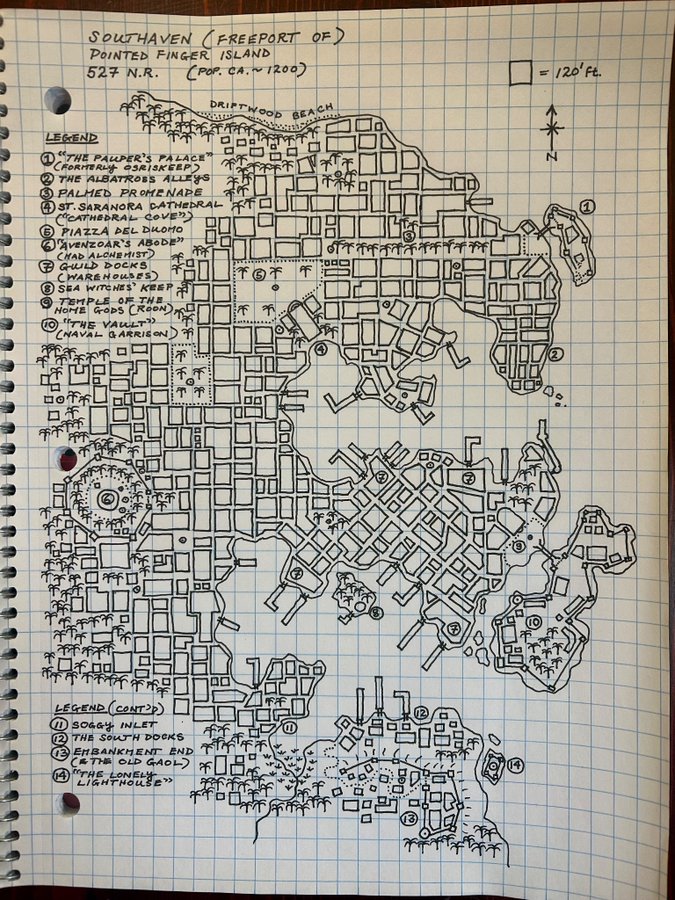 fugitivehistor1's tweet image. Spending time today daydreaming about sleepy, yet sinister, port town of Southaven. Much thought has already been put into the inns and taverns. Now I need to consider some spiritual locales, like the newly-built cathedral and Temple of Roon, the "home god". #art #dnd #dnd5e