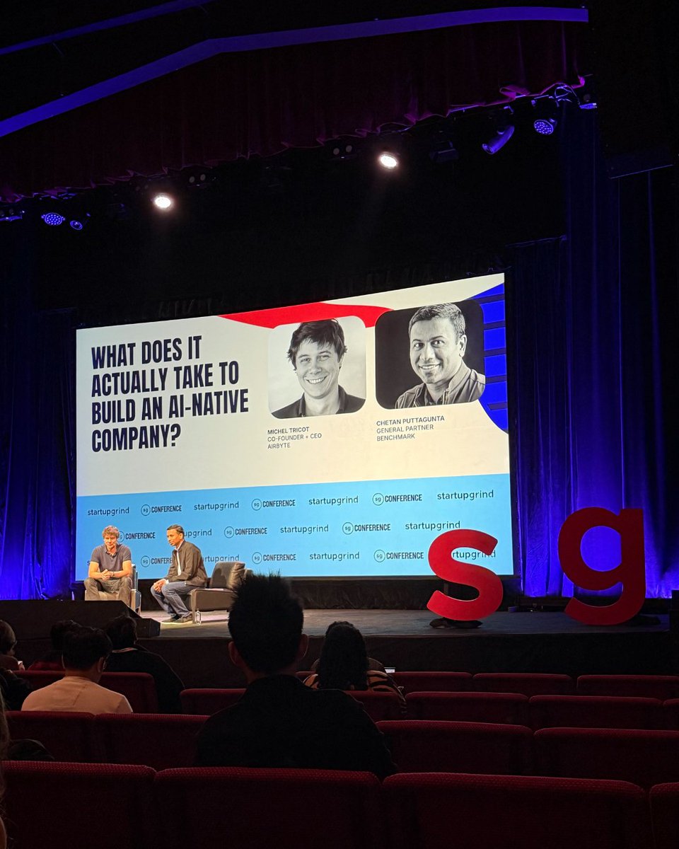 SutherlandGold's tweet photo. Great day for SG at @StartupGrind in the Bay Area. Candid conversations on raising capital, building AI-native products, and what scaling actually costs — from the operators living it.

Three takeaways: capital follows proof, not pitch. AI-native is a foundation, not a feature. Candor over polish. #StartupGrind