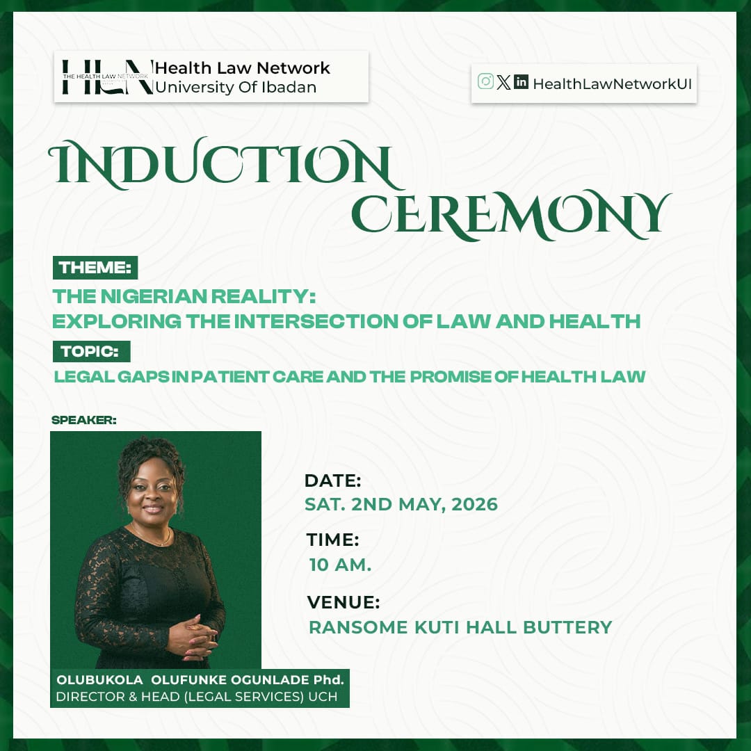 HLN_UI's tweet photo. A new journey begins.💚⚖️

Tested through interviews.
Refined through thought-provoking discussions.
Now, they step forward.🤭🫴🏾

This is more than a ceremony, it’s a moment to learn, grow and see beyond problems to possibilities in healthcare.
#healthlawnetwork
#induction
#fypジ https://t.co/gxV4exLmfx