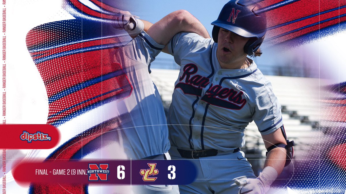 NWCC_Rangers's tweet image. Lake Reed's go-ahead single in the top of the ninth proves to be the game-winner!

McCoy closes it out for his fourth win of the season with a strikeout to finish off the bottom half as @NWCCBaseball ends the season in style over the Bobcats!

On to the postseason with seeding to