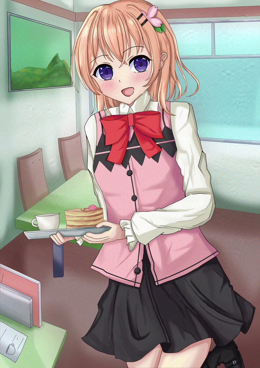 ココアちゃん「お待たせしました～！」 #ごちうさ