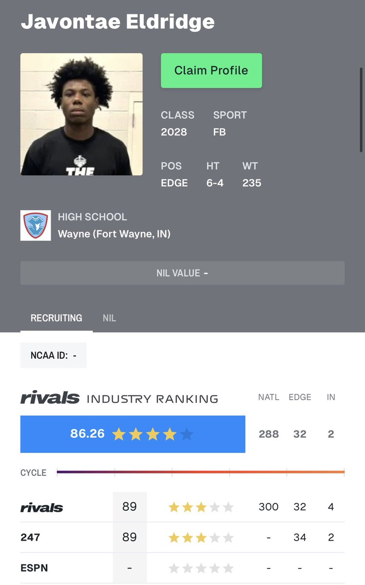 Javontae “Hitman”Eldridge tweet media