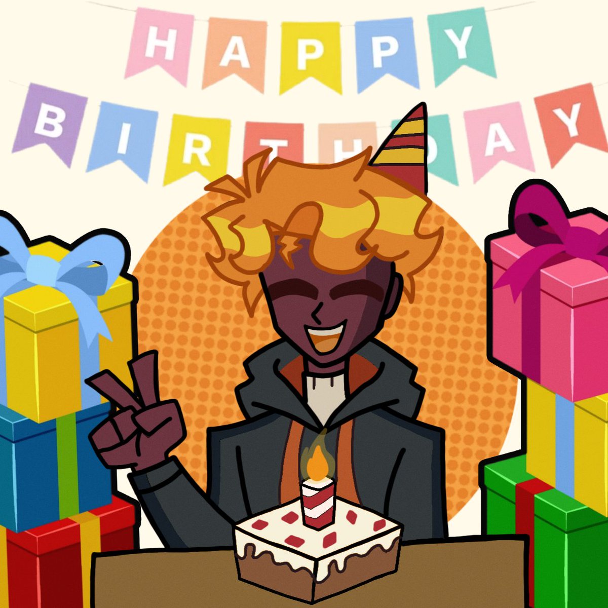 Zacsfire's tweet photo. Feliz cumpleaños magma, aquí un dibujo rápido que hice, espero que la pases increíble magmaboi https://t.co/aJGaMaJANY