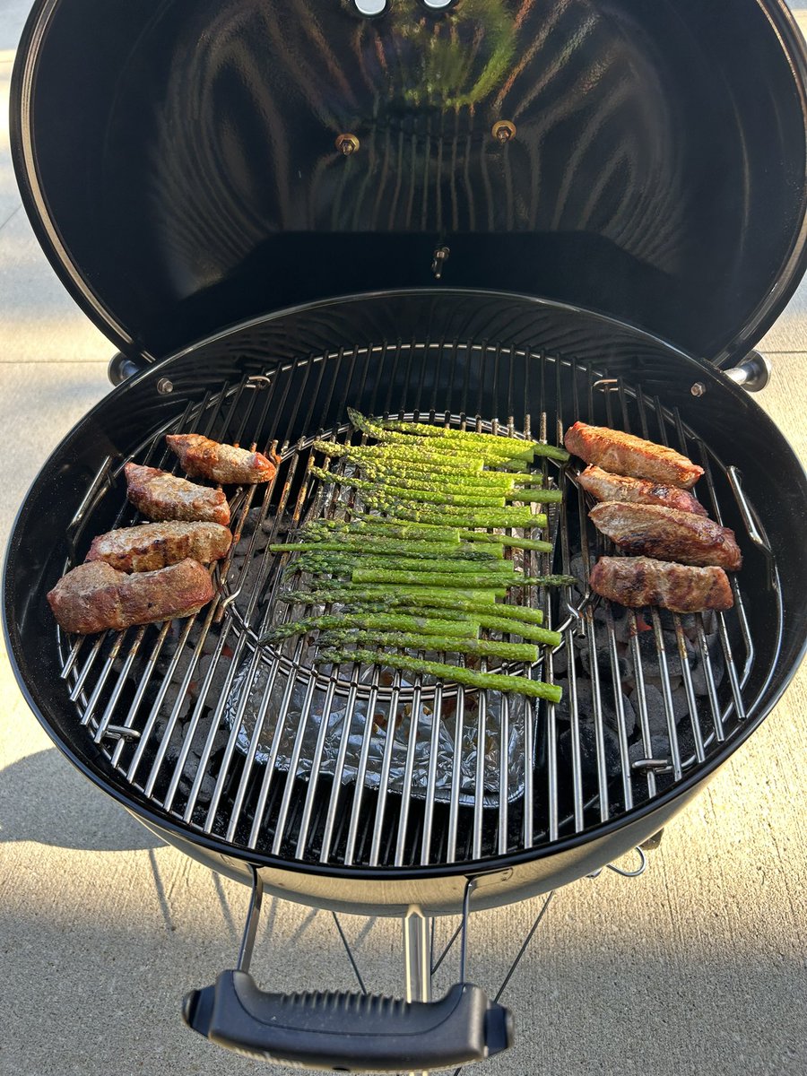 First time using my Weber Master Touch.  So far so good.