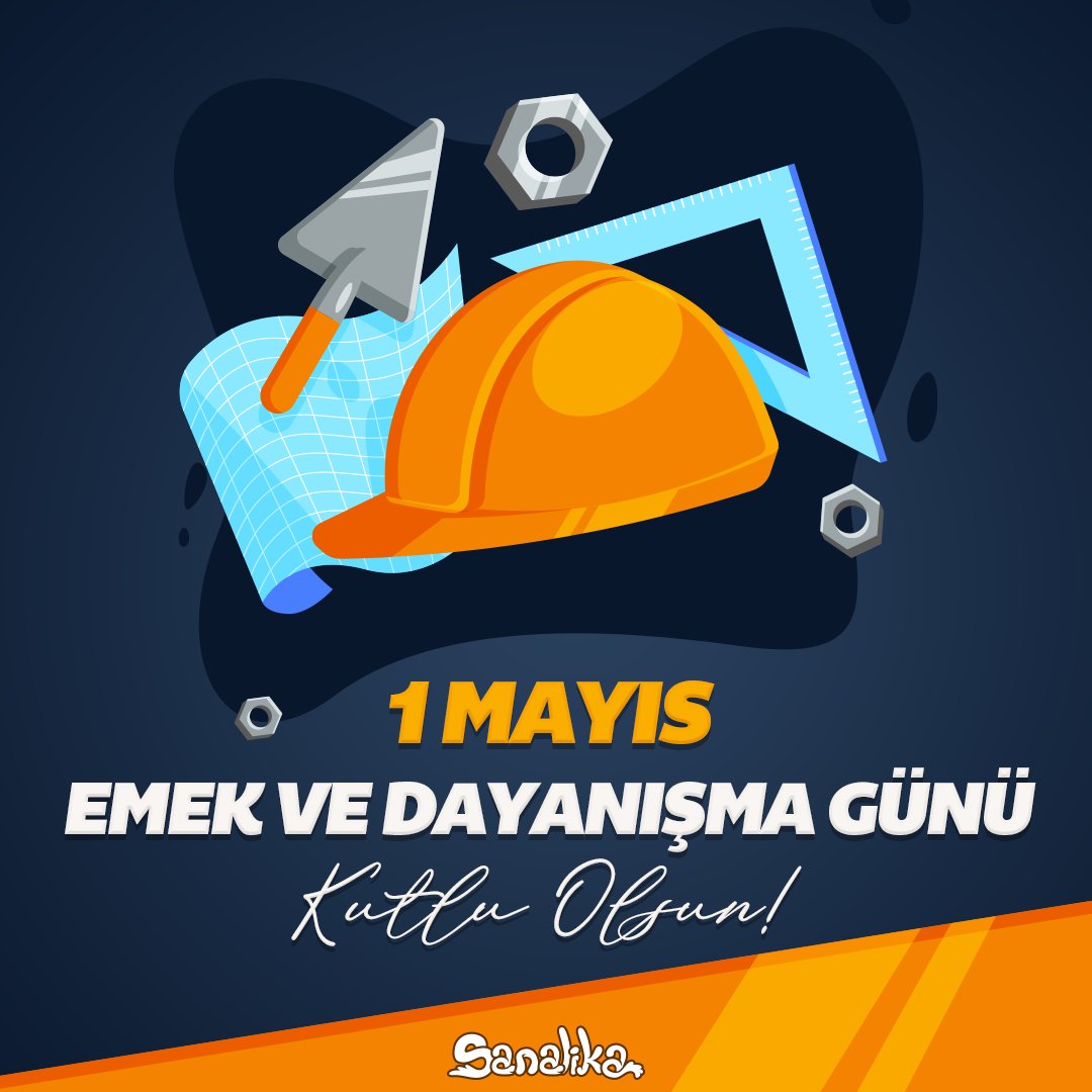 Sanalika's tweet image. Emeğin bayramı hepimize kutlu olsun! 🛠️

#1mayıs #sanalika