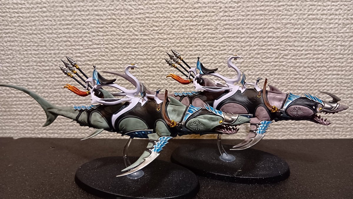 kakkoh2100's tweet image. アクへリアン・アローペクスを塗ってます！
革の茶のハイライト塗りました
#ウォーハンマー
#Warhammer
#AoS