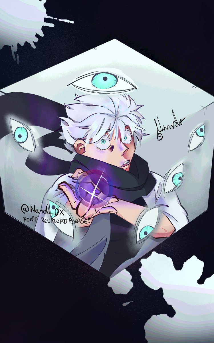Nando_0X's tweet photo. Rework Satoro Gojo 🧿🟣 + SPEEDPAINT #jujutsukaisen #satorogojo #drawing🎨 #fanartanime #jujutsukaisenfanart https://t.co/QLk6xQ352u