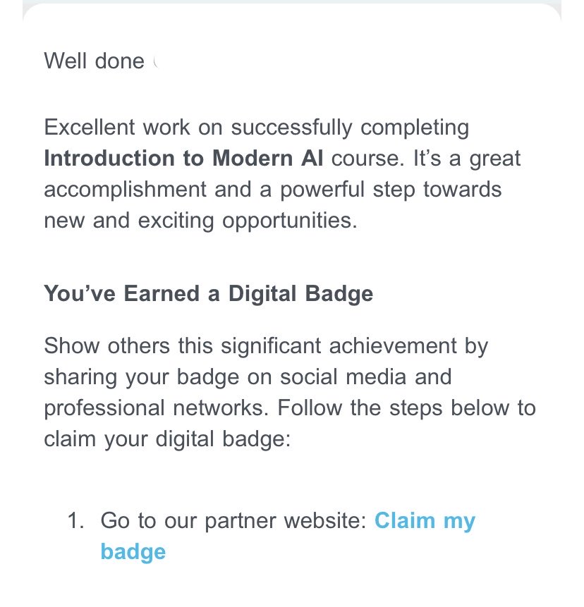 mr_kay7's tweet image. Introduction to Modern Ai, COMPLETED!!. 
The biggest takeaway” AI is a powerful tool for defense, but we can't ignore how it's leveling up phishing attacks.

Stay curious, stay skeptical.

#Infosec #TechLife #Ai #Cybersecurity