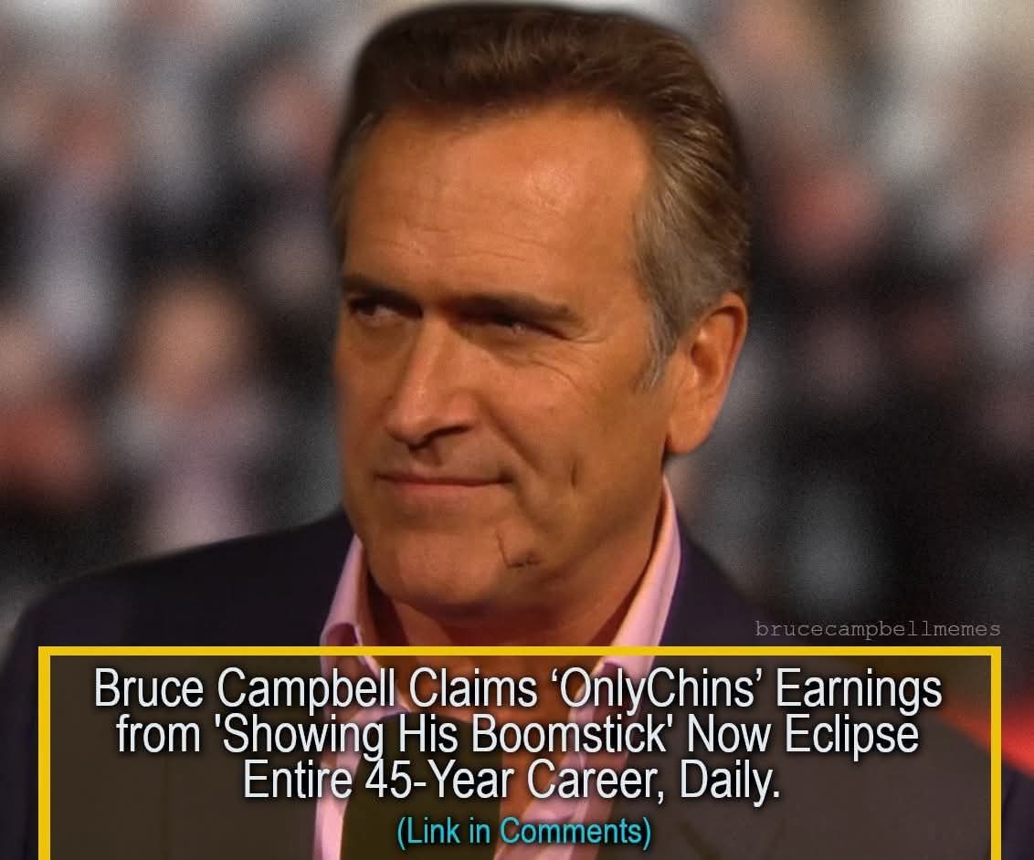 JollyPuppe20868's tweet image. Well it looks like @GroovyBruce has jumped on the latest trend. You can now see his boomstick on OnlyChins. 🤣👇 #Ash #Groovy