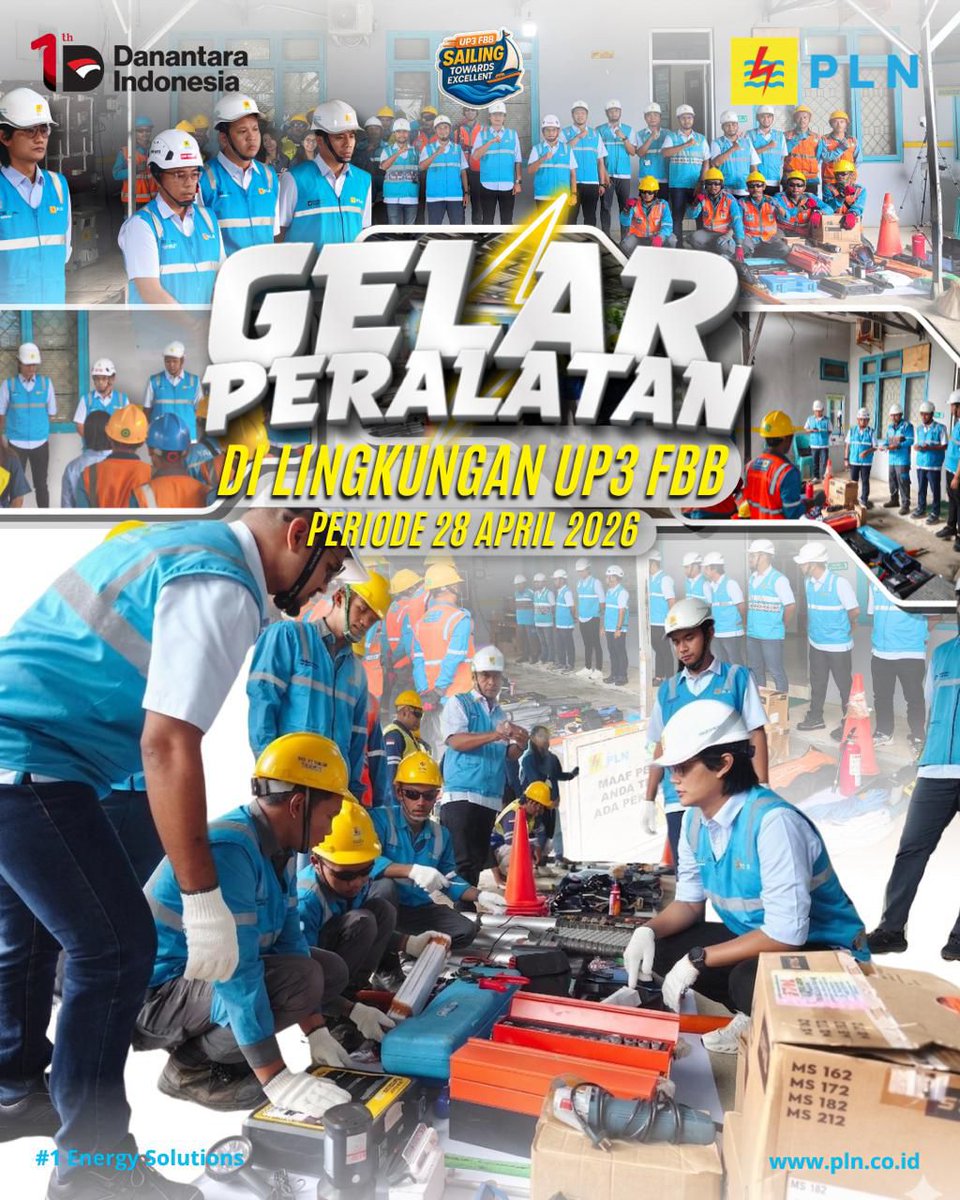 pln_ntt's tweet image. GELAR PERALATAN UP3 FBB

Cek alat. Cek kesiapan. Cek keselamatan.
Langkah awal memastikan setiap pekerjaan berjalan optimal demi listrik yang andal dan aman untuk pelanggan.

#UP3FBB #ULPLabuanBajo #SafetyFirst