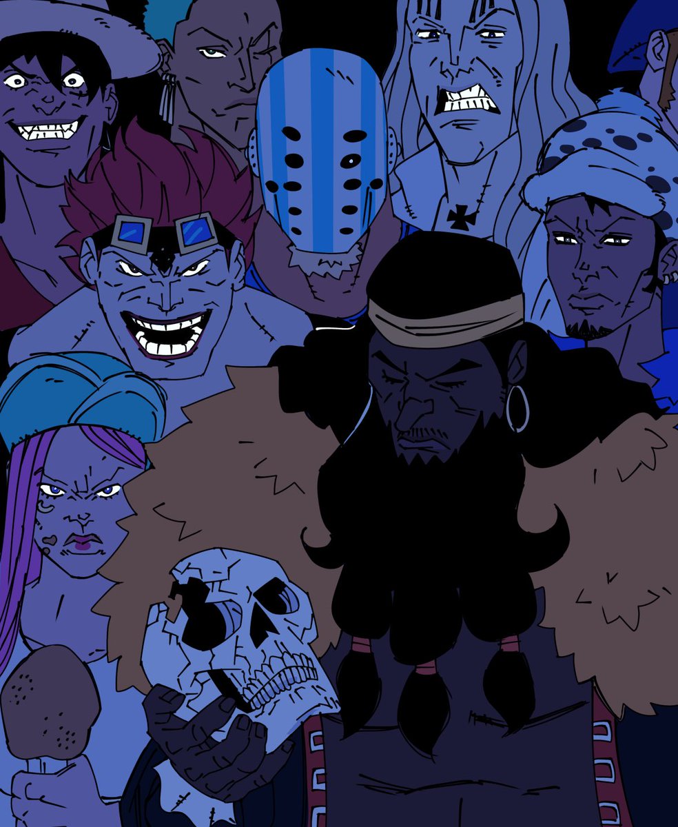's tweet image. The Worst Generation #ONEPIECE