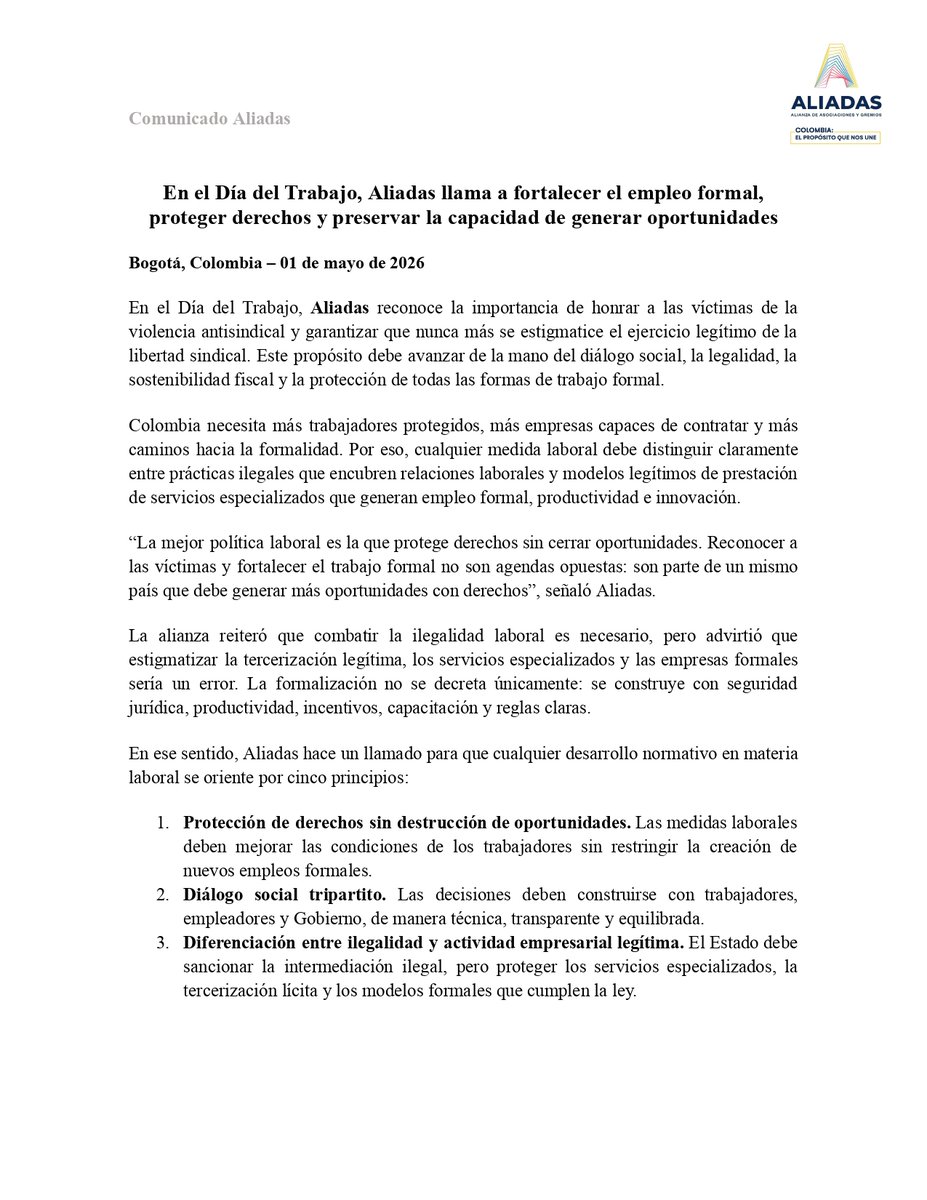 Alianza ALIADAS tweet media