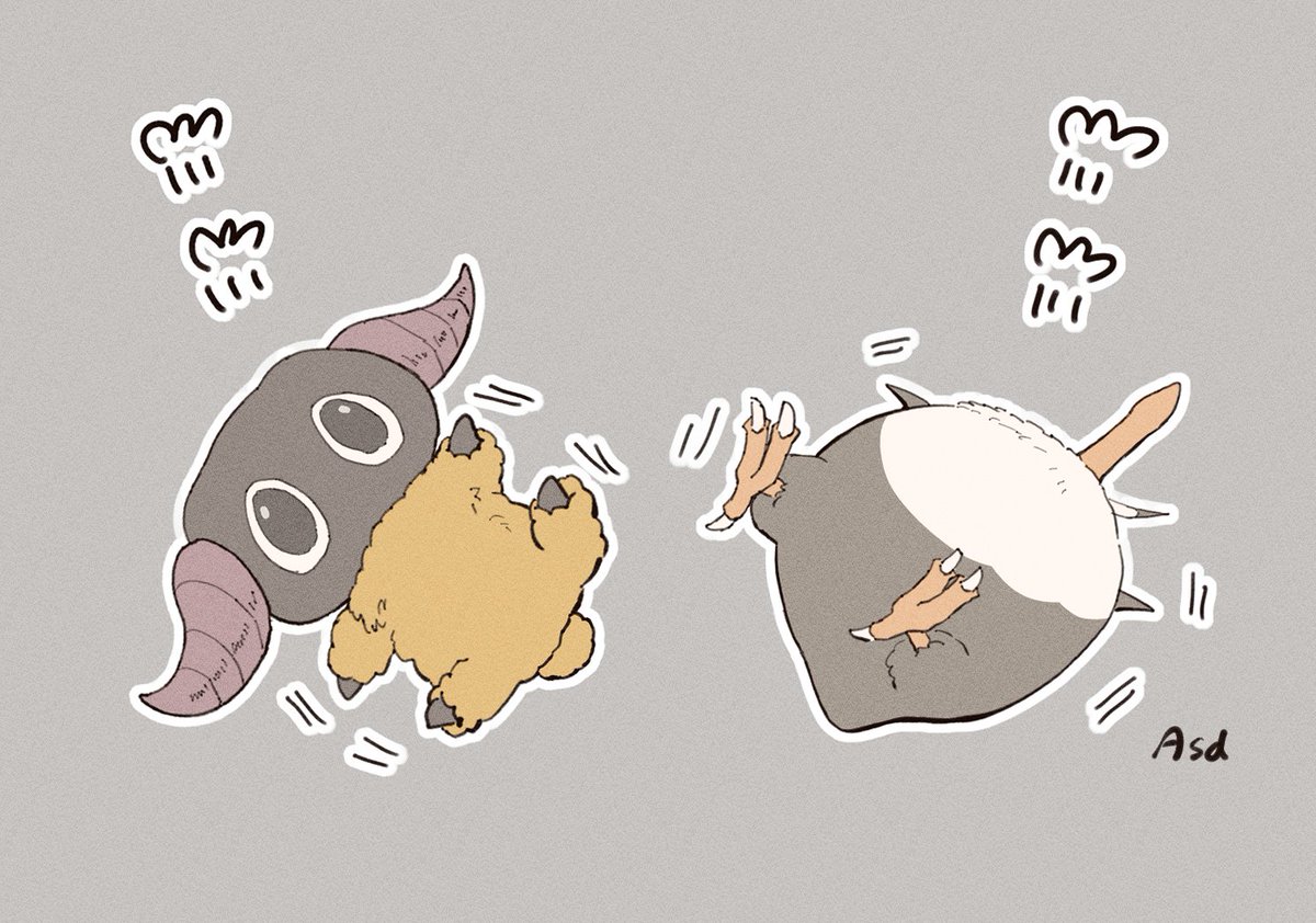 asayorudodo's tweet photo. だだっこドドヤンちゃん🦤🐏💨💨 https://t.co/YCr6n0Moso