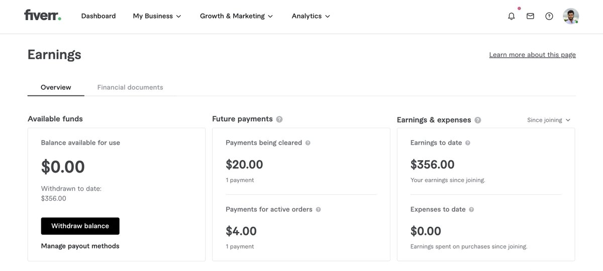 MrLabbrow's tweet image. After working on Fiverr for years, I am getting closer to becoming a consistent seller. I only need $24 to become a Level 1 seller on Fiverr.

#Fiverr #Freelancing #FiverrSuccess #FreelanceLife