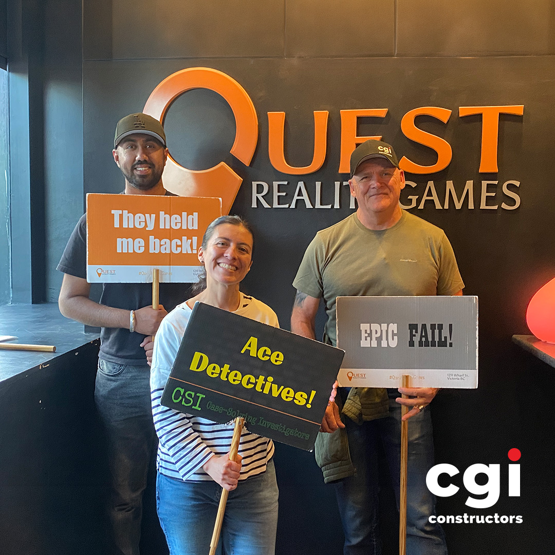 CgiConstructors's tweet image. Locked in, but working together as always. 

Our Victoria team took on an escape room challenge which involved great teamwork, problem-solving, and a lot of fun along the way!

#CGIConstructors #TeamBuilding