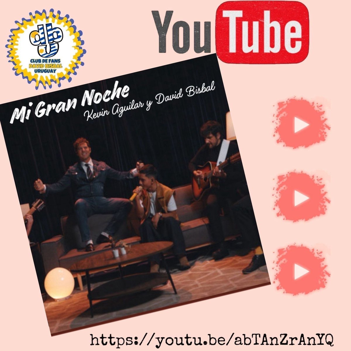 FCDavidBisbalUY's tweet image. No dejes de ver el video de #migrannoche de @davidbisbal y @kevinaguilaroficial en @youtube

@umuruguay @umargentina @universalspain @gtstalentspain 
#davidbisbal #kevinaguilar #youtube #musica