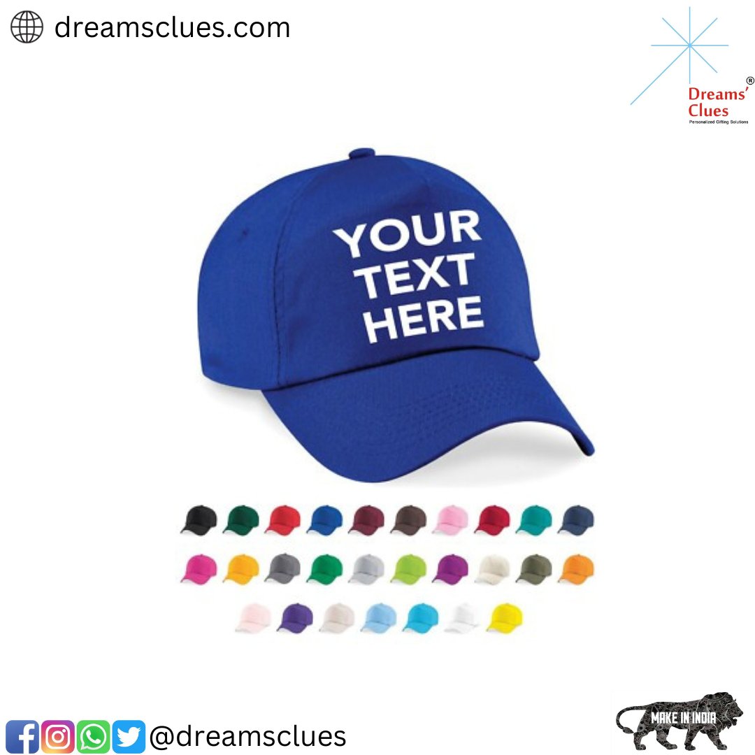 dreamsclues's tweet image. Create your Own Printed Caps Online in India at yourPrint | Photo &amp;amp; Text Printed Customized Caps &amp;amp; Hats Available | Black, White, Red, Blue, Green Caps. Same Day Delivery Option.
.
.
.
#dreamsclues #customizedcap #caps #summeroutfits #india