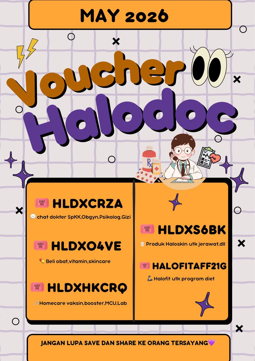 PROMO VOUCHER HALODOC 🤩🤩 tweet media