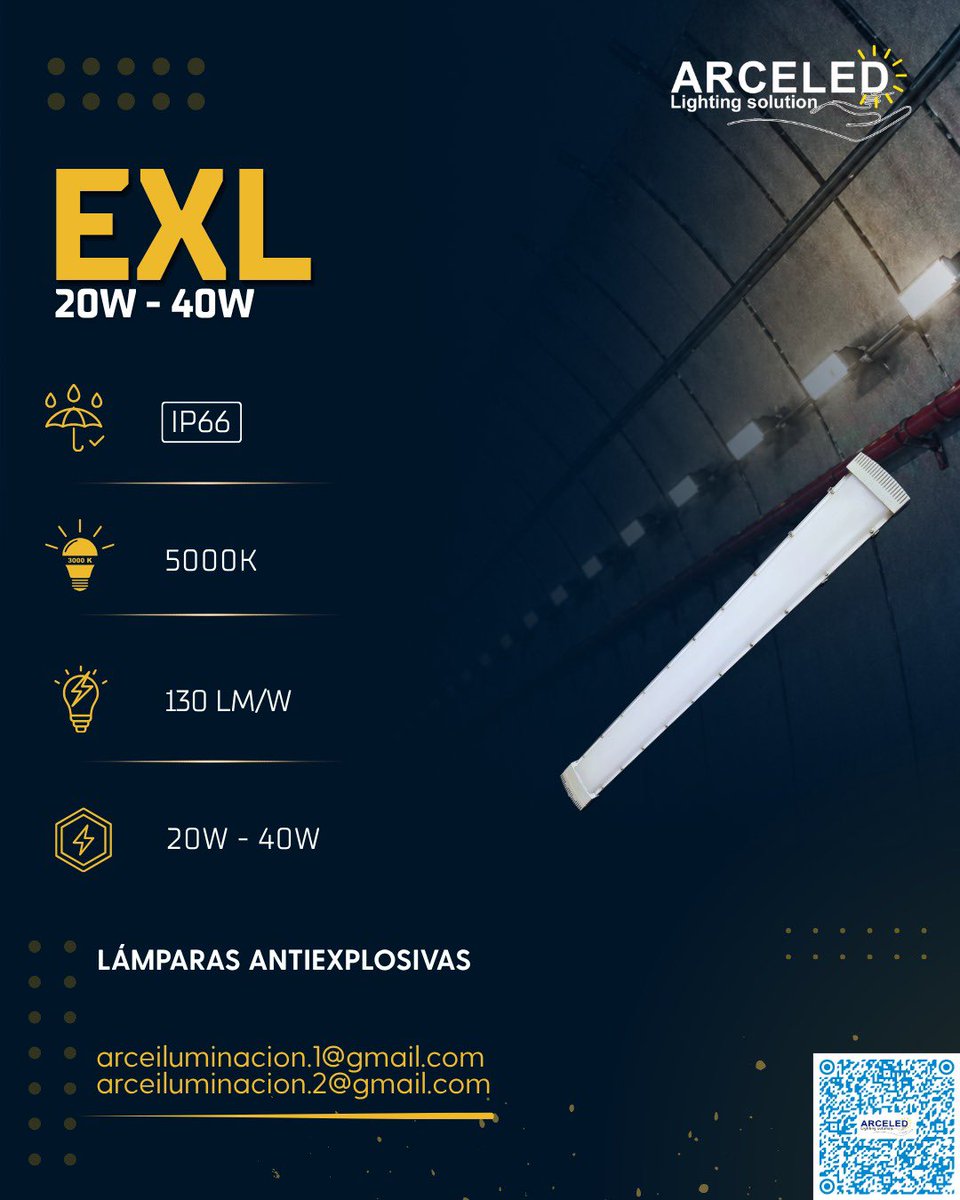 arceiluminled's tweet image. 💡 Modelo: EXL
🔅 Potencia: 20|40 W

Cotiza con nosotros: 
3327993806 / 3315837691

#iluminación #luminaria #led @seguidores @todos @destacar